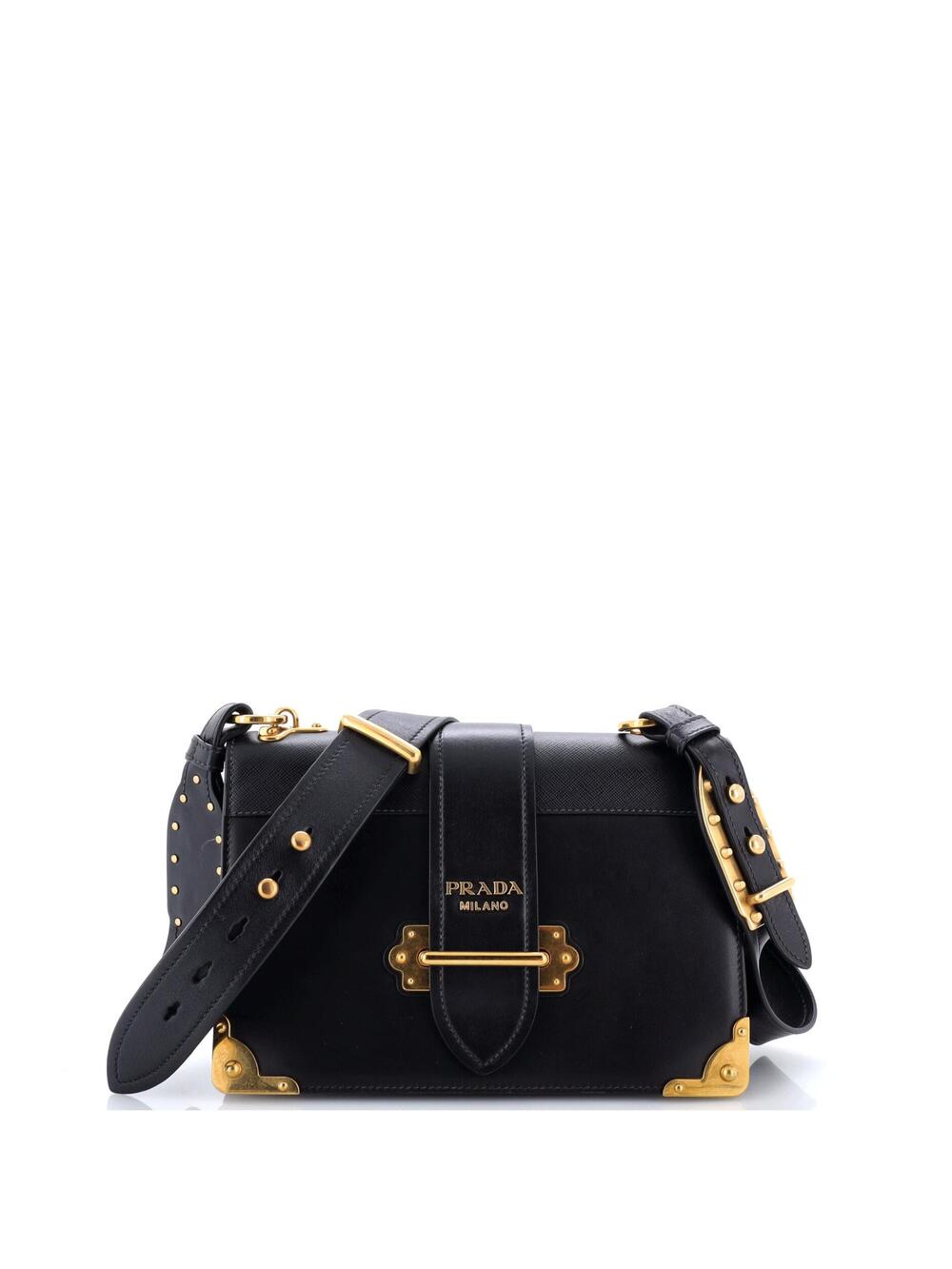 Prada Cahier Crossbody Bag Leather And #365405P21B